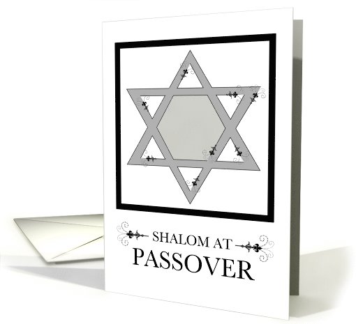 Shalom at Passover card (961029)