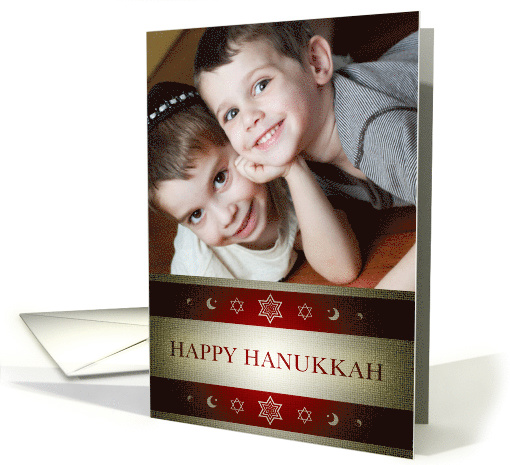 happy hanukkah photo card (961065)