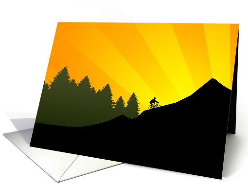 happy birthday! sunrise cycler card (967471)
