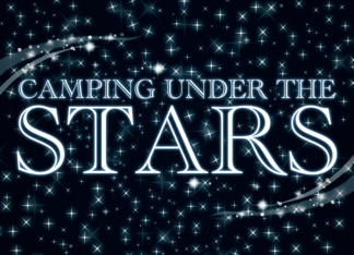camping under the stars camp out invitation