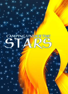 camping under the stars camp out invitation