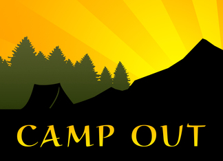 camp out invitation