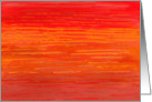 RED SUNSET card