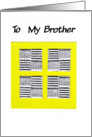 Brother card