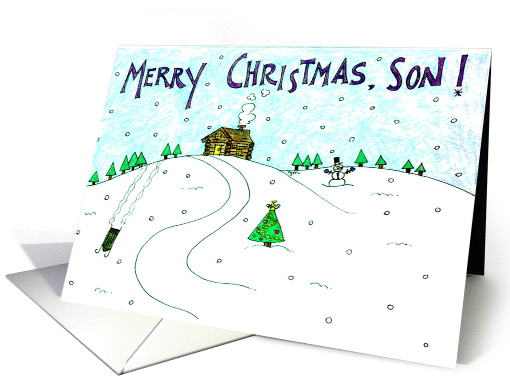 Merry Christmas Son card (236277)