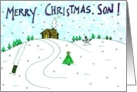 Merry Christmas Son card