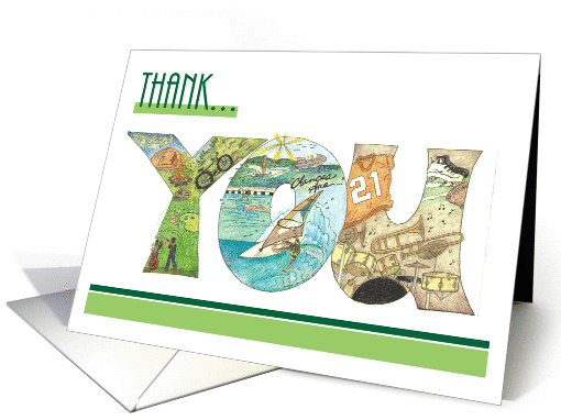 Thank You Personalized card (249367)