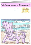 Beach chair memories card