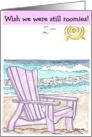 Beach chair memories card