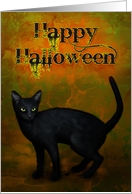 Happy Halloween Kitty card