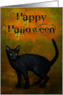 Happy Halloween Kitty card