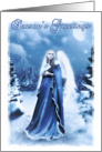 Winter Angel card