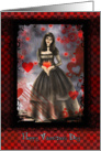 Happy Gothic Valentine card