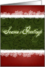 Season’s Greetings card