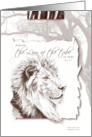 Lion of Juda card