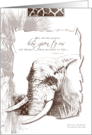 He has given us all things.. card