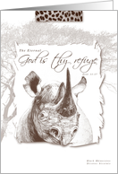 God is thy refuge card