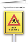 Men Working- New Job card