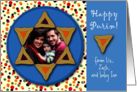Happy Purim With Hamantaschen and Add Your Photo Area card