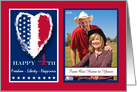 Add Your Picture, 4th of July Photo Card, From Our Home to Yours card