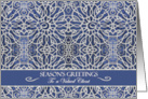 Season’s Greetings for Client from Business with Snowflakes card