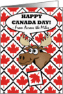 Canada Day from Across the Miles, Moose Head Surprise card