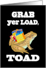 Grab yer Load Toad Fun Birthday with Toad and Gifts card