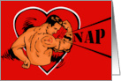 Valentine’s Day for Wife with SNAP Retro Muscle Man card