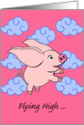 Mom and Dad, Flying High in the Chinese New Year of the Pig card