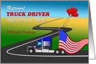 National Truck Driver Appreciation Week, Custom Front, Add Text card