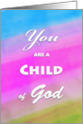 Welcome to Our Church Congregation You Are a Child of God card