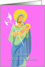 Buona Festa del Papa, Father’s Day in Italian, St. Joseph card