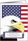 College Acceptance Federal Service Academy Congratulations with Eagle card