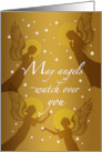 Thank You for Friendship with Angels and Stars in Heaven card