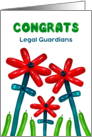 Becoming Legal Guardians Congratulations with Flower Shaped Balloons card