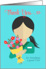 CNA Thank You from Resident in Assisted Living Add Your Text card