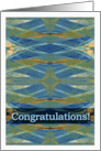 General Congratulations with Ethereal Abstract Digital Art card