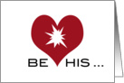 Divorce Break Up Announcement, Be His card