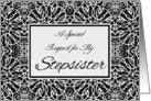 Bridesmaid Invitation for Stepsister, Elegant Design card