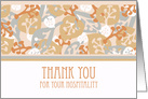 Thank You for Dinner, Leaf and Plant Shapes card