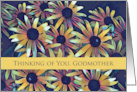 Godmother Thinking of You with Black Eyed Susan Flowers card