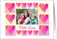 Valentine’s Day Hearts, Add Your Photo card