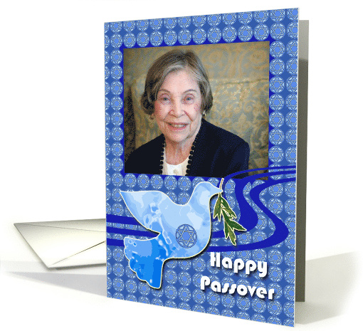 Passover with Dove Custom Photo Add Your Picture card (1013067)