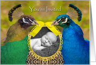 Baby Cradle Ceremony Invitation, Add Your Photo card