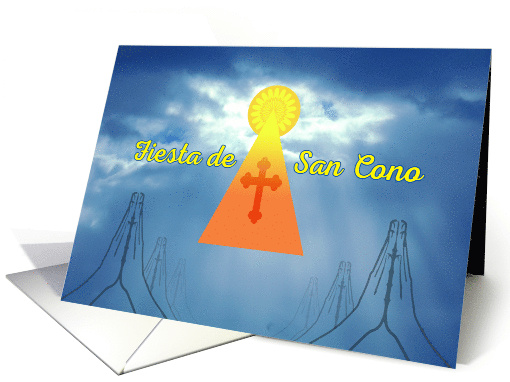 Spanish St Cono's Day Fiesta de San Cono with Praying... (1037041)