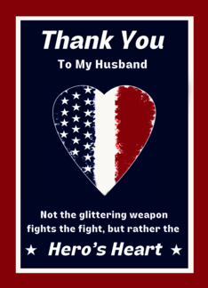 For Husband Armed...