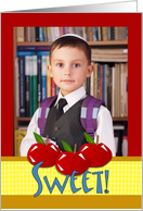 Sweet Rosh Hashanah Photo Card with Add Your Picture Area card