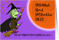 Halloween for Spooktacular Mother-in-Law, Witch with Potion card