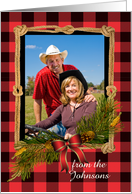 Christmas Still Life with Custom Photo and Custom Text card