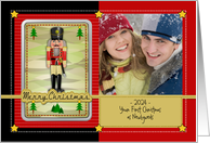 First Christmas as Newlywed Couple Custom Photo and Text card